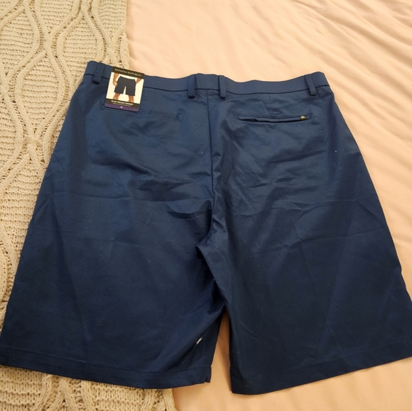 Banana Republic Flat Front Shorts Navy Blue Size 40 - Picture 5 of 5